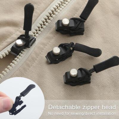   5/6Pcs Universal Zipper Repairer,Universal Mini Adjustable Zipper Restorer