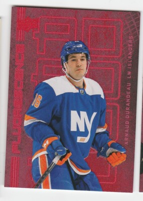 HOCKEY NHL 23/24 UD SERIES 2 ARNAUD DURANDEAU ROOKIE FLUORESCENCE NYI  #F-36