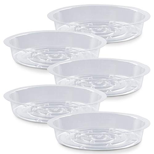 Rocutus Plant Saucer,20 Pack Plastic Plant Saucer Drip Trays Small Plant Plate - Picture 7 of 8