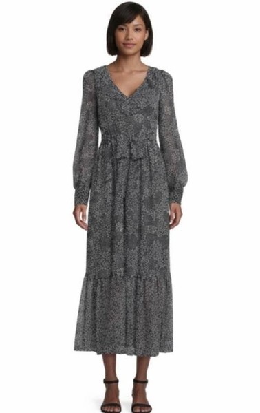 Women Karl Lagerfeld Dress Black Polyester S