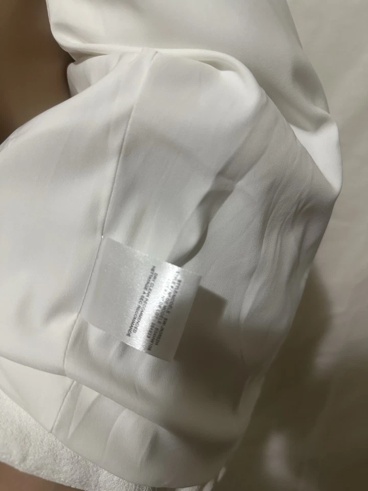 Helmut Lang Women's White Blazer With Zipper Brand New With Tag - Image 4 of 4