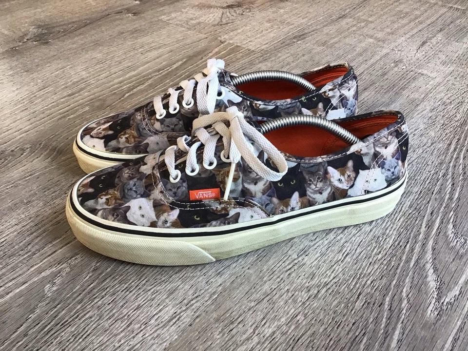 Tenis unisex con cordones estampados VANS ASPCA gatos gatitos para mujer talla 8 para hombre 6,5 Foto 4 de 4