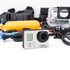 GoPro Hero 3 White Action Camera Bundle - Great Condition