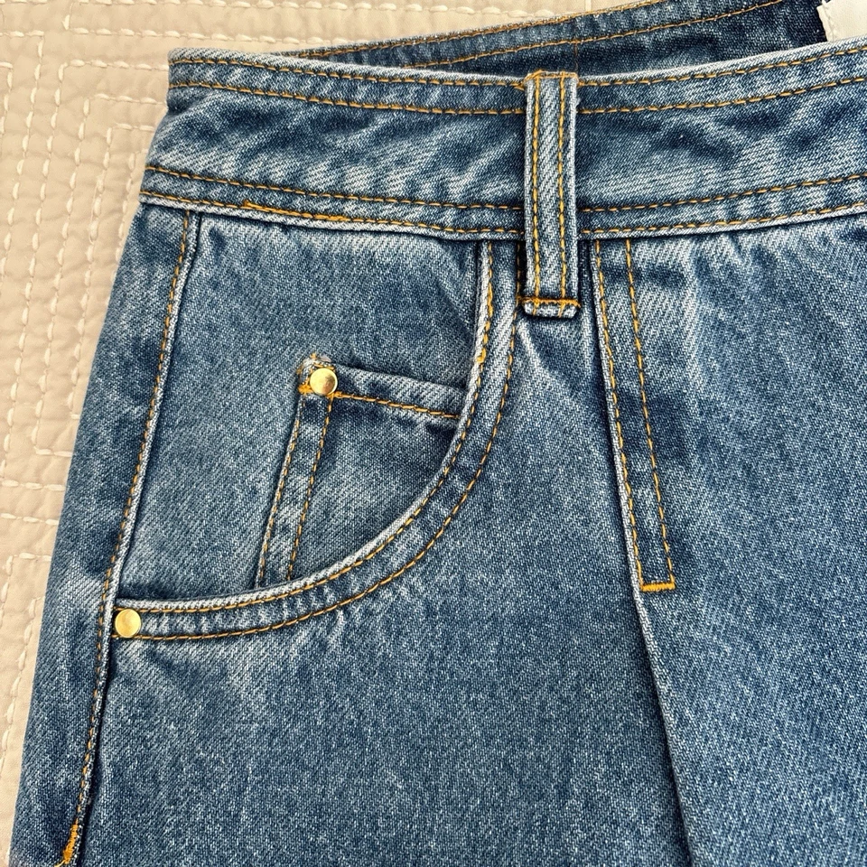 Preloved AJE Studio Flynn Longline Denim Shorts Excellent Condition BNWT Size 8 - image 4 of 4