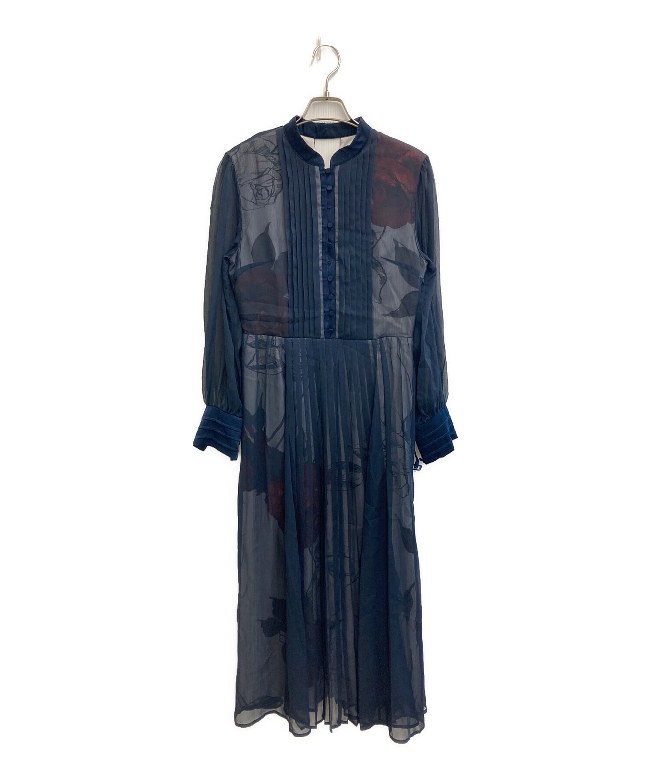 Ameri/ (Ameri) 20AW ELLA VEIL DRESS Navy Size: M - image 1