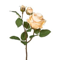 Artplants Deko Zweig Rose Slope, Lachs, 50Cm