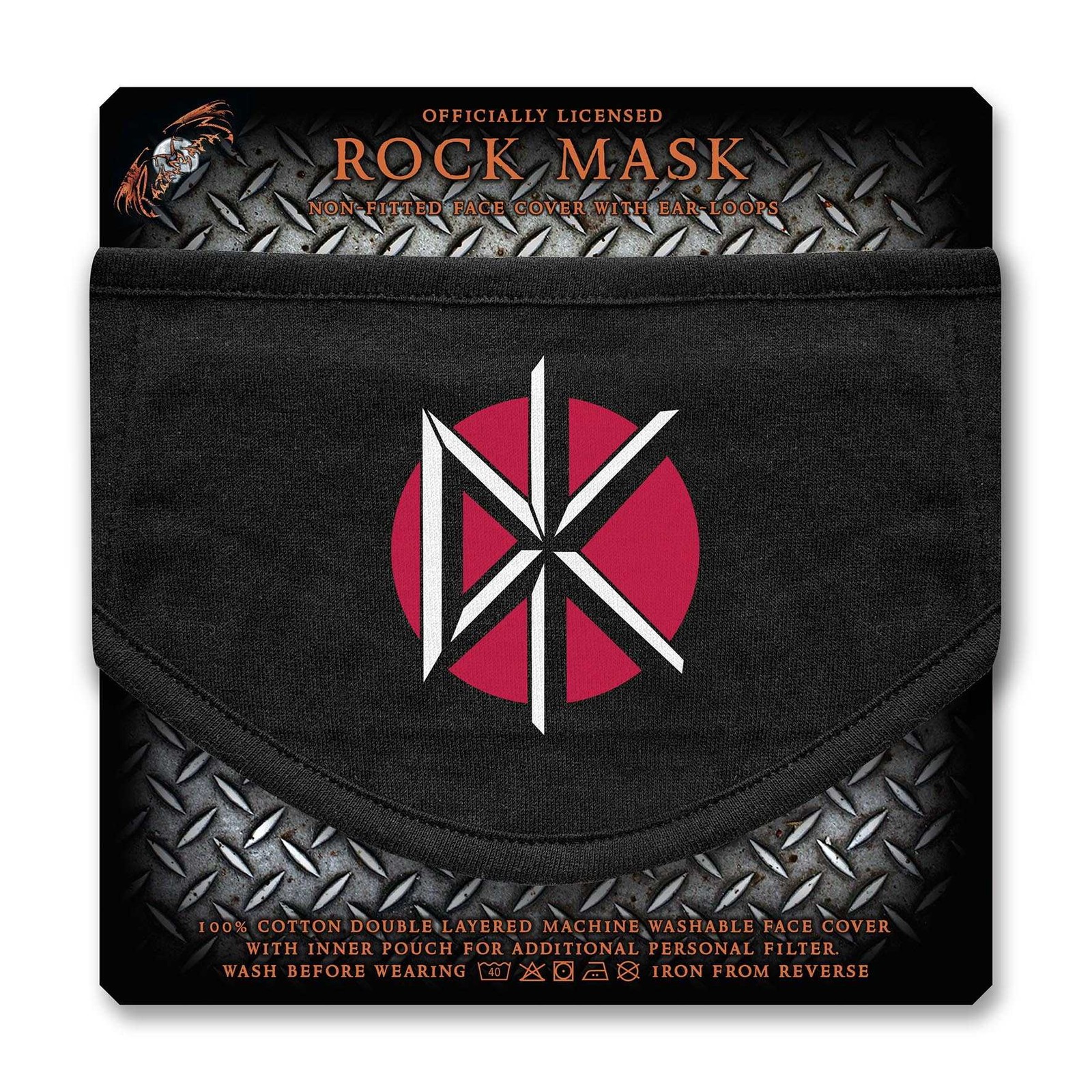 Dead Kennedys Logo Black Face Mask OFFICIAL