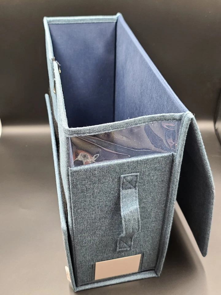 单张存储盒,可折叠床单收纳盒带可查看窗口 — 第 2/4 张图片