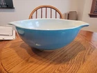 Vintage Pyrex Cinderella Mixing Bowl Amish Blue #442