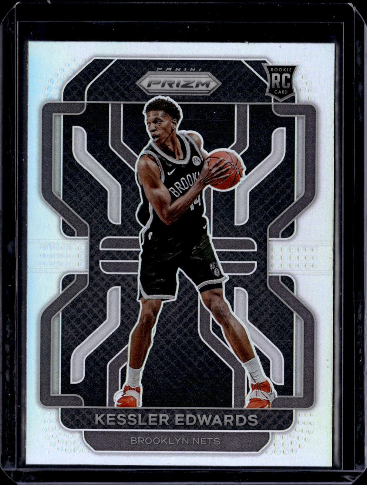 Kessler Edwards 2021-22 Panini Prizm #284 Silver Brooklyn Nets