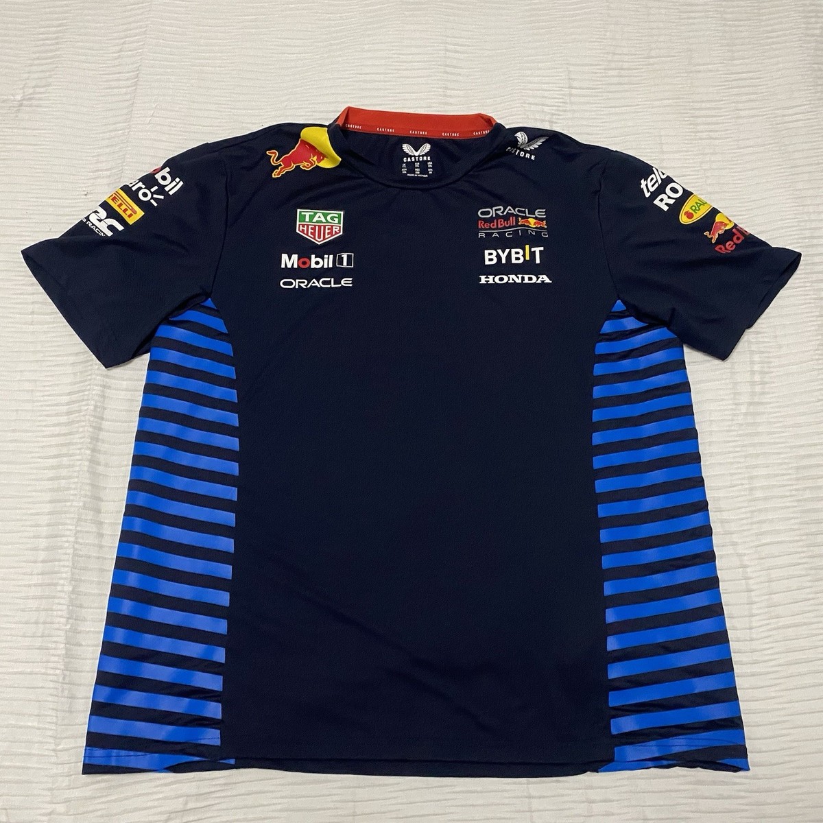 Red Bull Racing Castore Jersey Oracle Set Up Shirt Mobile 1 Honda