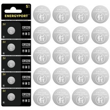 20Pack CR1220 1220 Batteries 3V Lithium Batteries with Long Lasting Power