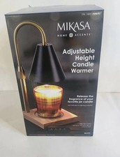 Mikasa Home Accents Adjustable Height Candle Warmer Black Electric