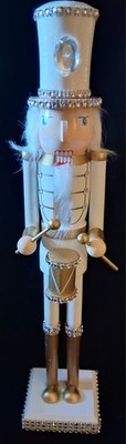 Nutcracker 14 3/4'' King Guard Embellished Wooden Christmas NEW