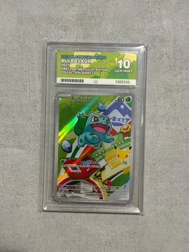 Pokémon - Bulbasaur 037 First Partner Promo - 30th Anniversary - ACE 10 MINT
