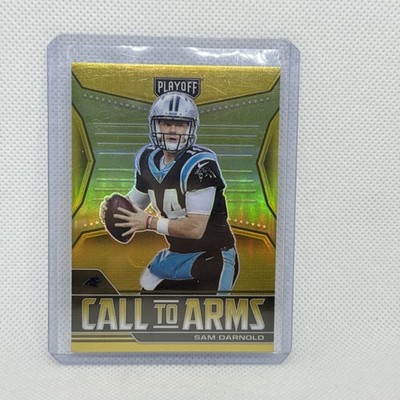 2021 Panini Playoff SAM DARNOLD Call to Arms GOLD Prizm #9/10