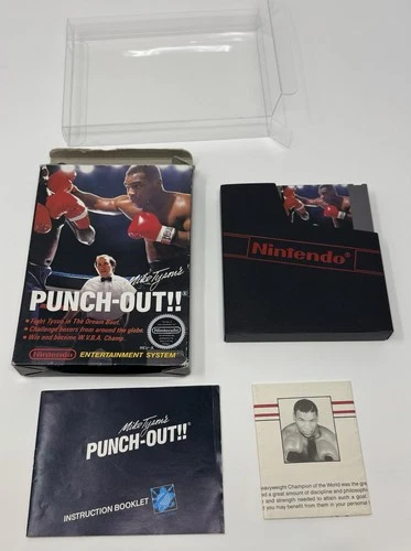 Mike Tyson's Punch-Out (Nintendo Entertainment System, 1987) NES CIB w/ Letter