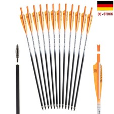 12 x 20/22-Zoll-Kohlefaser-Armbrustbolzen, ku...