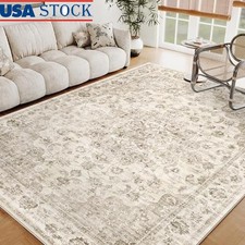 Non-Slip Washable Area Rug Soft Thin Carpet Living Room Entryway Office New