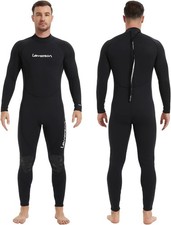 Lemorecn Men's Wetsuit 3/2mm and 5/4mm,Full Wetsuits for Men and Women, M