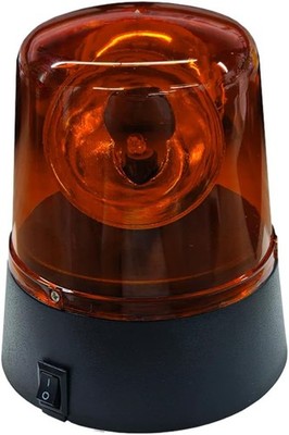 4.31'' x 3.56'' Siren Strobe Light, 360 Degree Rotation LED Warning Light, Flash