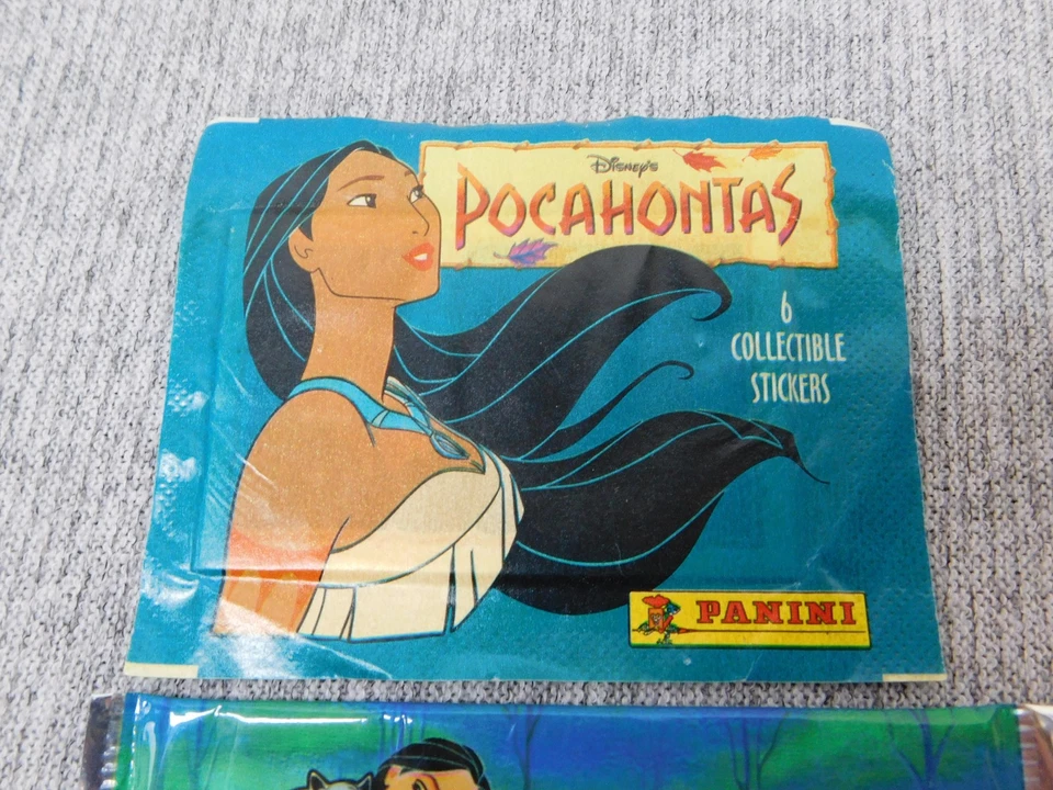 Vintage 90s Disney Pocahontas Sticker Pack Panini Fleer & Trading Cards SkyBox - Image 3 of 4