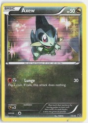 Axew 13/20 Dragon Vault Holo Rare