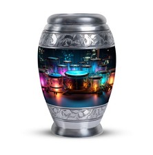 Drum Burial Urn for Adult Human Ashes - Small Keepsake Urn for Dad