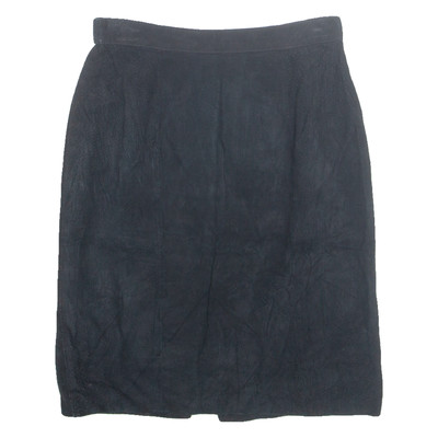 EXPRESS Damen Gerade Rock Schwarz Knielang S