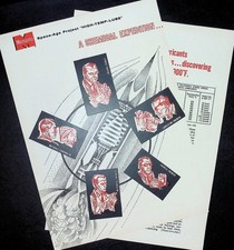 Vintage 1960 Monsanto Space-Age Project High-Temp-Lube Advertising Brochure