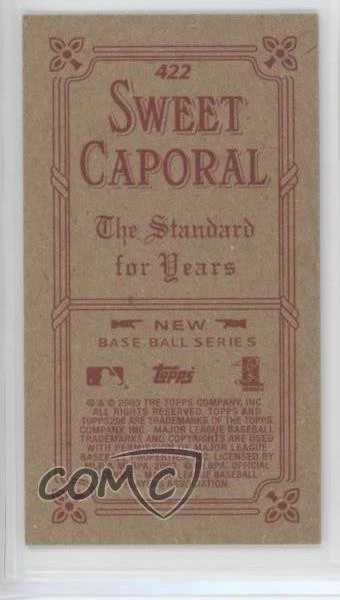 2002 206 Mini Red Sweet Caporal Back James Loney (Solid Background) Rookie RC - Image 2 of 2