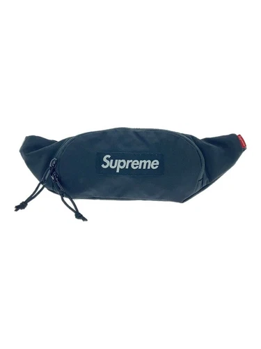 Sac taille suprême 22AW petite toile noire unie occasion