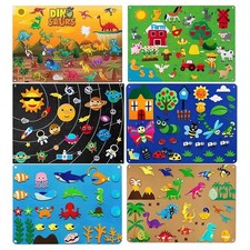 Wall Felt Board Kids Interactive Sensory Storytelling Play Kit Toy 105x75cm