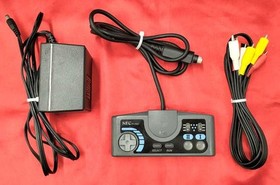 NEC PC engine body + interface unit retro game