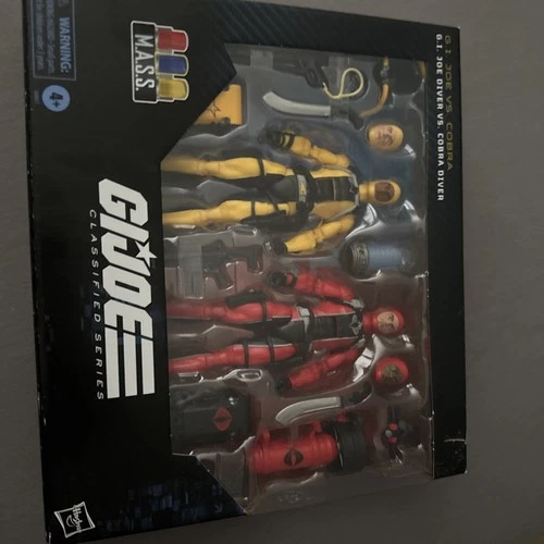 G.I. Joe Classified Series #169 GI JOE DIVER Vs COBRA DIVER 2pk Set