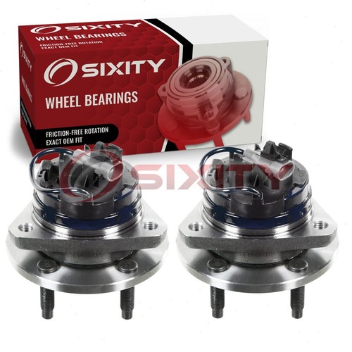 2 pc Sixity Front Wheel Bearing Hub Assembly for 2005-2010 Pontiac G6 ...