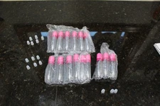 Home Craft Lip Gloss Bottles Pink Lot of 15 Make Your Own Supplies