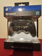 Image of Nacon Wired Compact Controller - Green Camouflage - PS4 / PlayStation 4