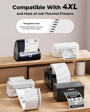 4"x6" Direct Thermal Printer Label, Shipping Labels Compatible with Rollo, Jaden