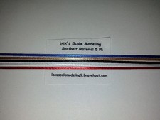 Seatbelt Material 5 Color Pack 1/24 1/25 Models