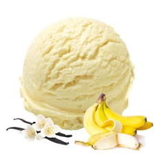 Vanille Banane Veganes Eis Pulver Zucker-, laktosefrei 1 kg