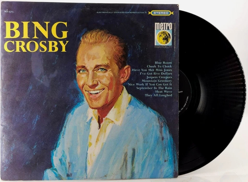 Bing Crosby Self Titled Album Vinyl Metro Exciting World Of Music Stereo MS523 - Image 2 of 4
