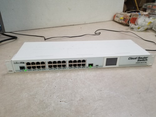 MikroTik Cloud Router Switch CRS125-24G-15-RM-24 Port Ethernet Switch MontażRK