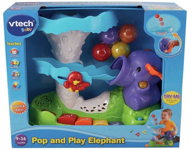 vtech touch and teach elephant book