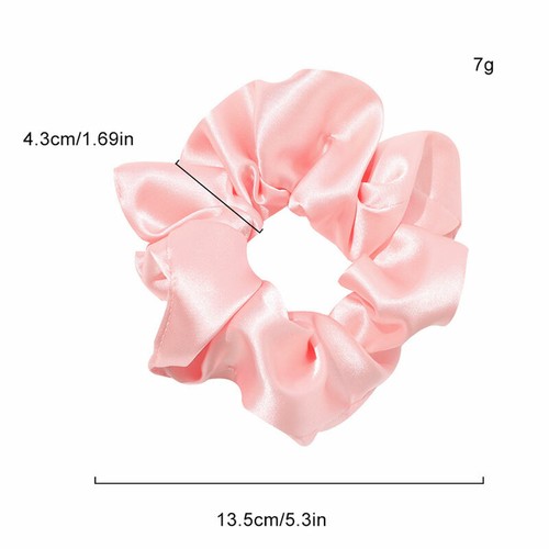 3PCS Elastic Hair Bands Satin Silk Scrunchies Solid Ponytail Hair Ties Rope* ♢ - Bild 10 von 116