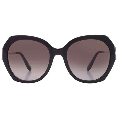 Chopard Grey Gradient Butterfly Ladies Sunglasses SCH354S 700K 54 SCH354S 700K