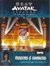 Avatar Legends RPG  Movers & Shakers Quickstart Booklet SC  Free RPG Day
