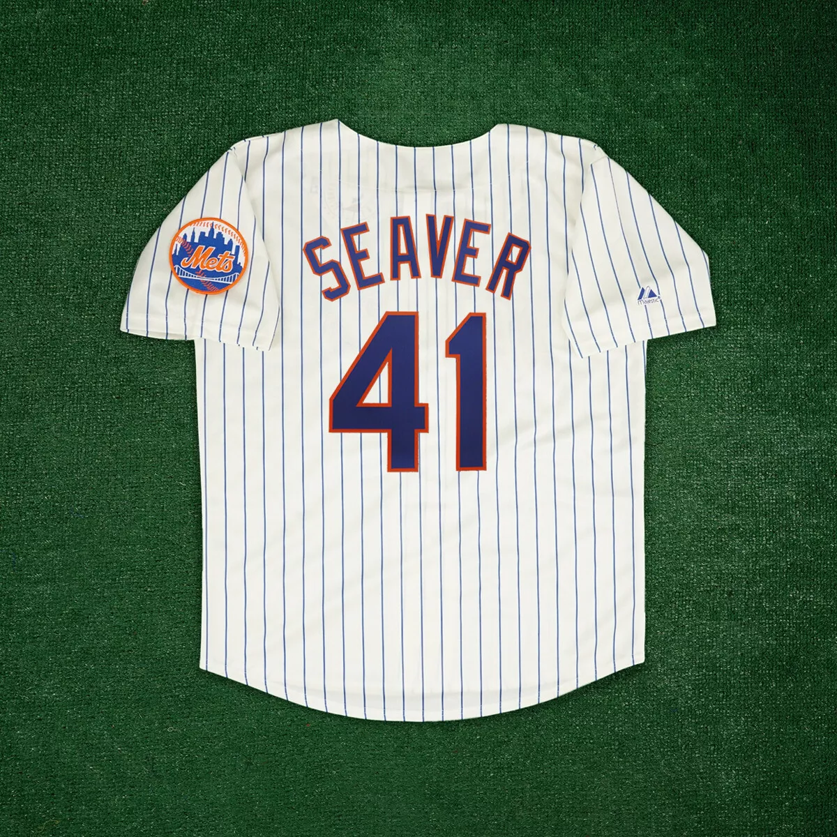 Tom Seaver New York Mets Men's Alternate Ivory Jersey w/ Team