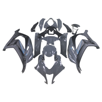 Black Gray Plastics Bodywork for Kawasaki Ninja ZX10R 2016 - 2020