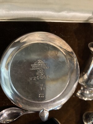 Mappin & Webb Prince's Plate London & Sheffield Condiment Set w